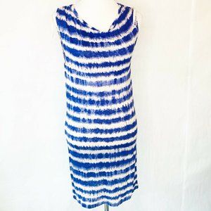 Weekend Max Mara Womens Shift Dress Blue Tie-Dye S